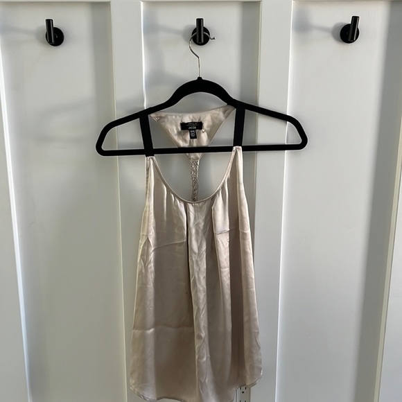 Cream coloured 100% silk camisole. - Picture 1 of 3